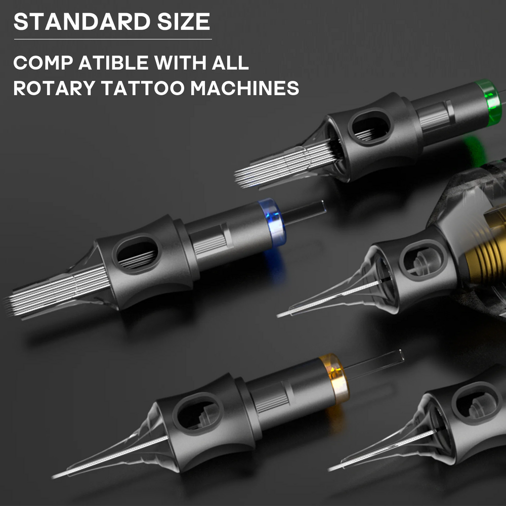 Tattoo Needles POSEIDON V5 20PCS Tattoo Needles Disposable Safty RL Tattoo Cartridge Needle Hot Permanent Makeup Tattoo Needles