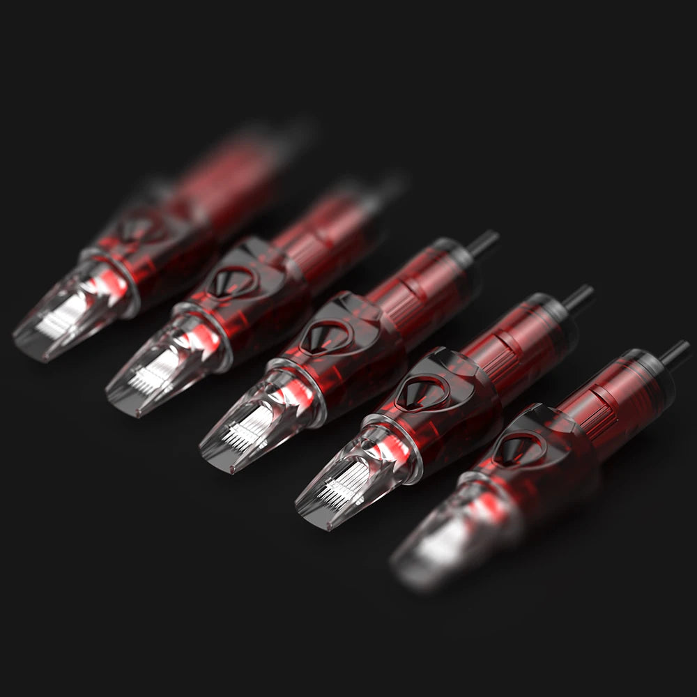 CNC 20Pcs Tattoo Cartridge Disposable Safe Sterilised Needle 0.3/0.35mm Makeup Art For Tattoo Machine Pen Supply Promotion sale
