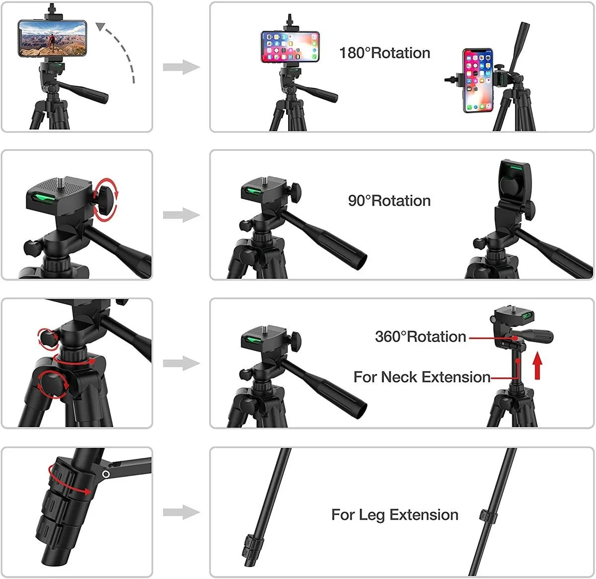 Trépied Bluetooth | 35 à 103 cm