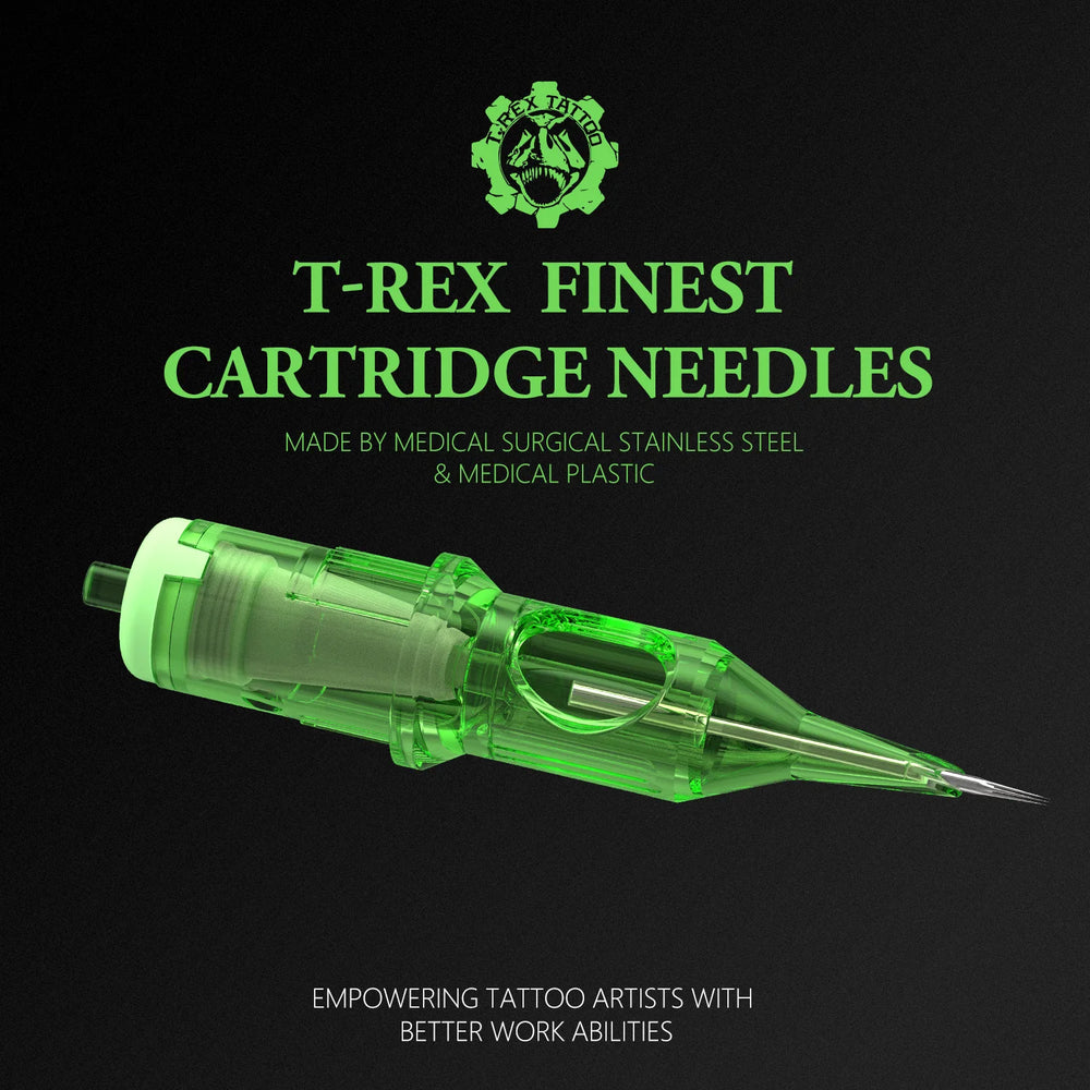T-Rex 20pcs box tattoo needle RL disposable tattoo needle 0.35mm tattoo rotary pen round lining tattoo needle safe and sterile