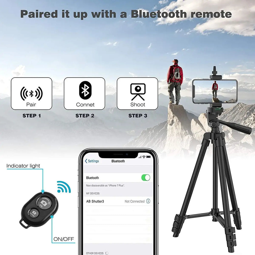 Trépied Bluetooth | 35 à 103 cm