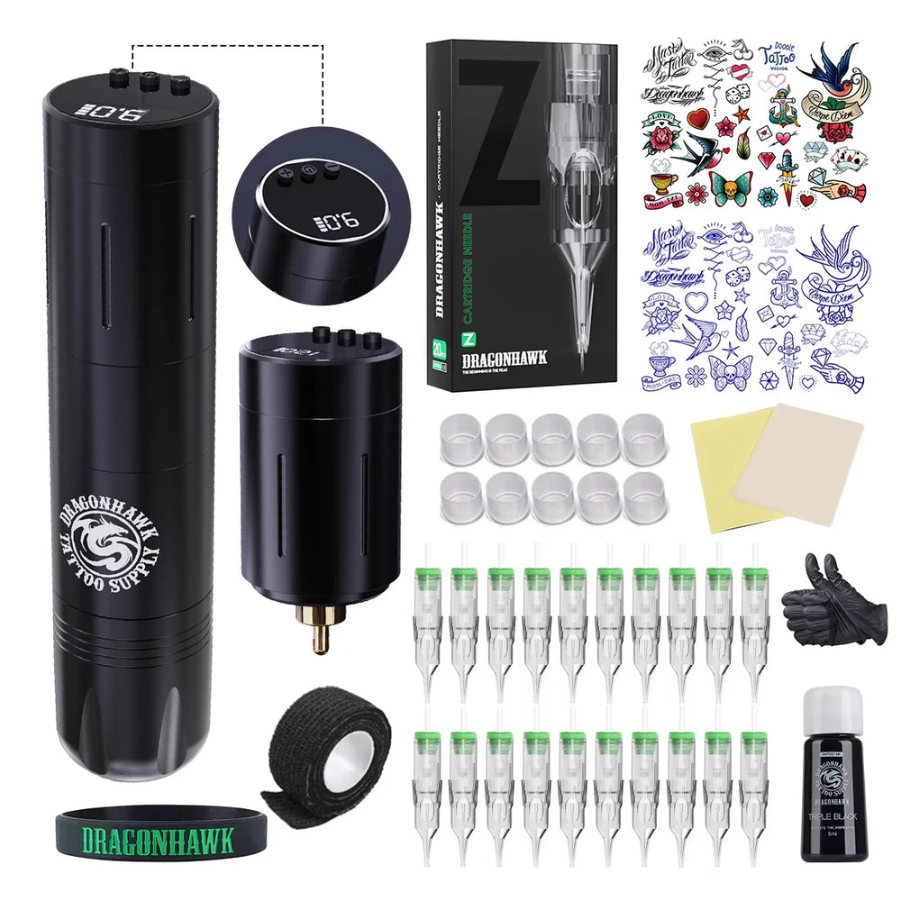 Kit de Tatouage Professionnel | Dragonhawk X3 Pro