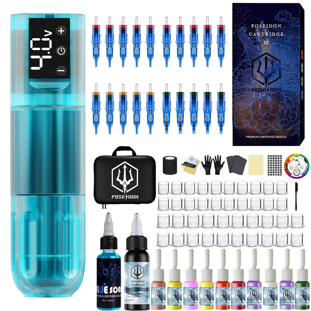 Kit de Tatouage Professionnel | Poseidon HM125-2