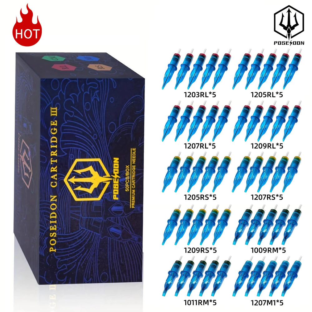 Pack d'aiguilles à tatouer | POSEIDON PRO MAX