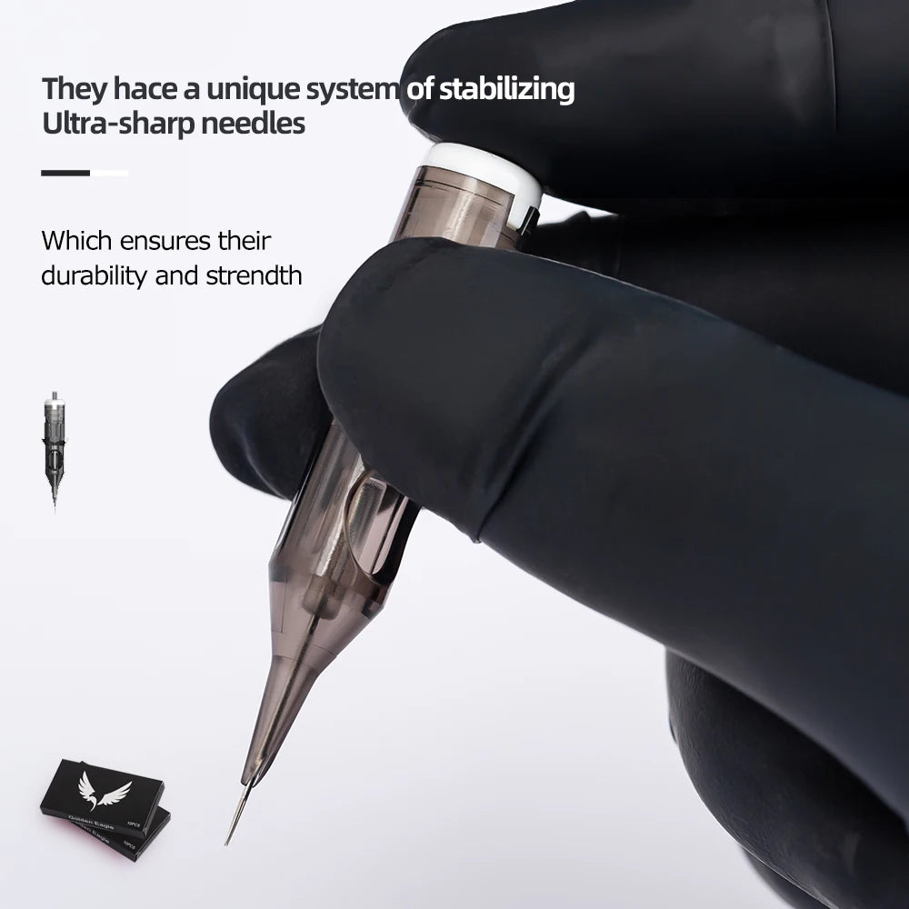 T-Rex U-REX Tattoo Cartridge Needles 20 pcs/box 0.35 mm safe sterilized tattoo needles for permanent cosmetic tattoos