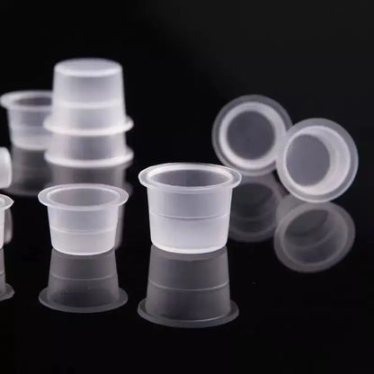 100 godets jetables en plastique (tailles S/M/L)