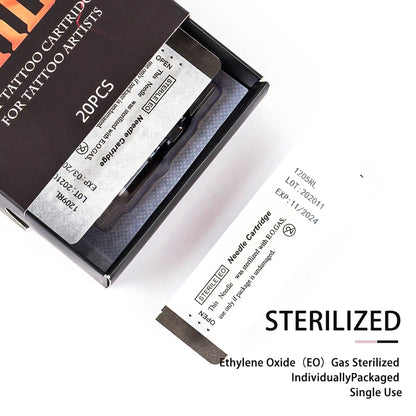 T-Rex U-REX Tattoo Cartridge Needles 20 pcs/box 0.35 mm safe sterilized tattoo needles for permanent cosmetic tattoos