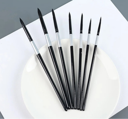 Ensemble de 7 pinceaux