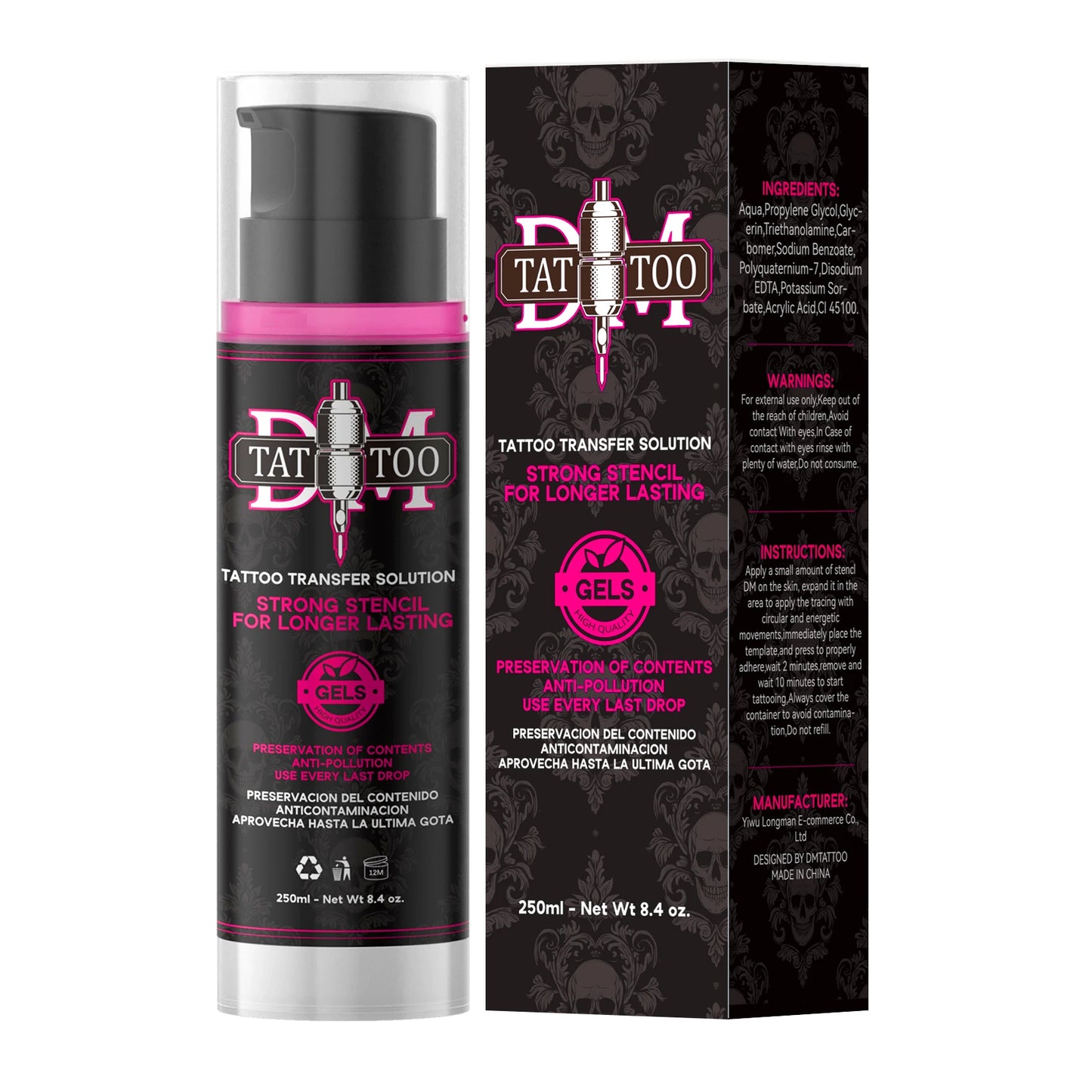 Gel de transfert Stencil | DM Tattoo 100/250 ML