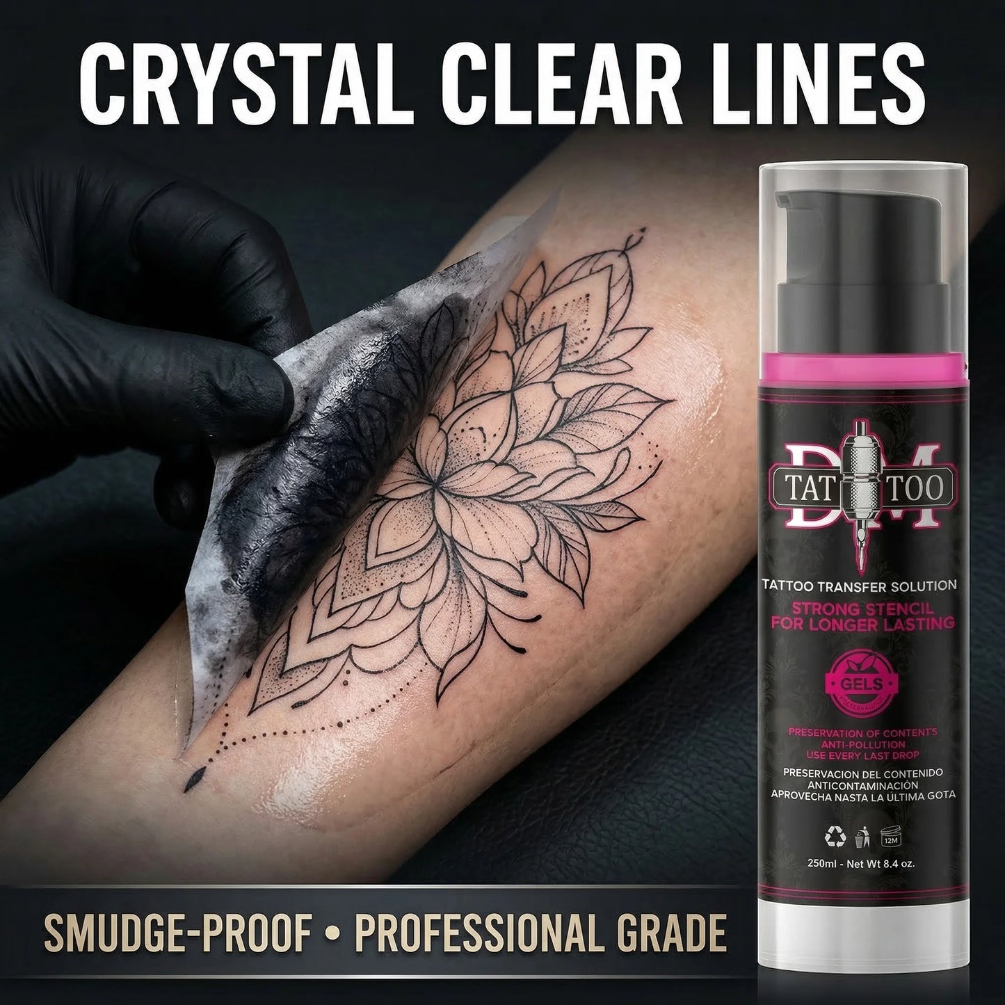 Gel de transfert Stencil | DM Tattoo 100/250 ML