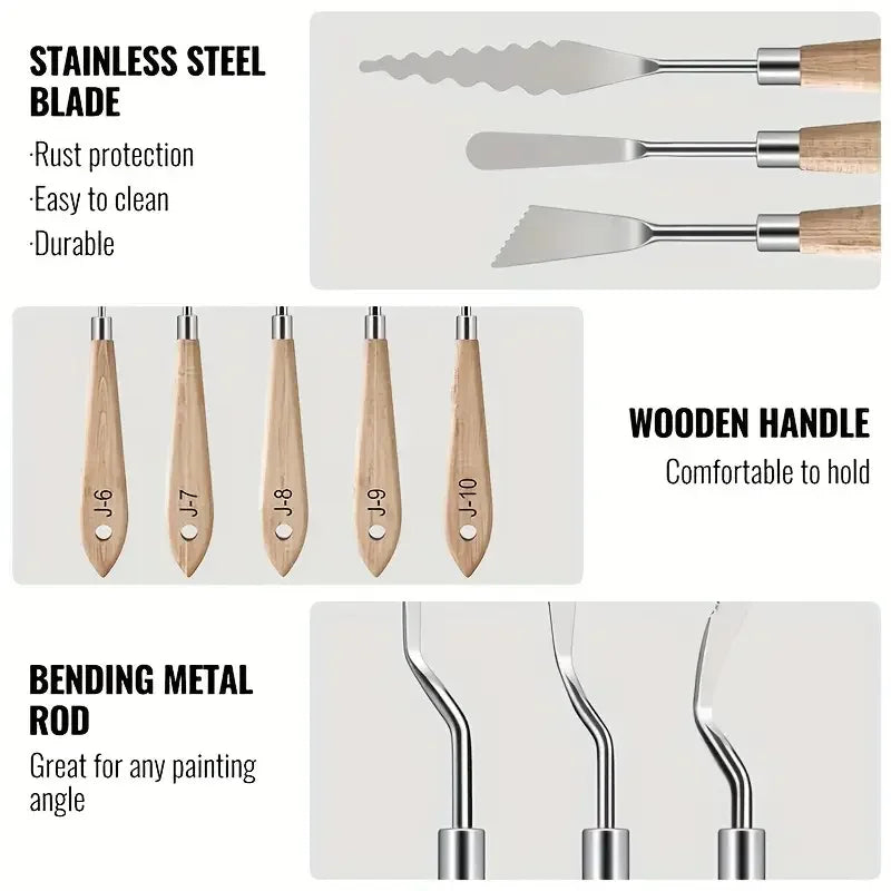Spatules en acier inoxydable