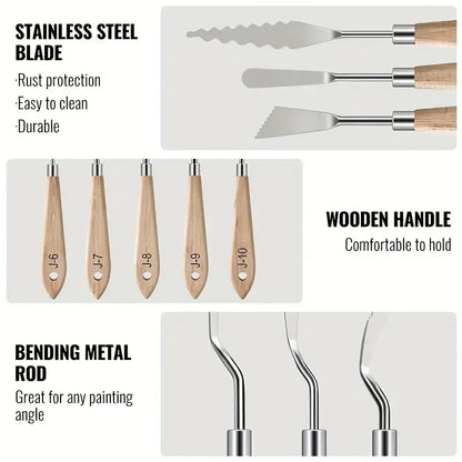 Spatules en acier inoxydable