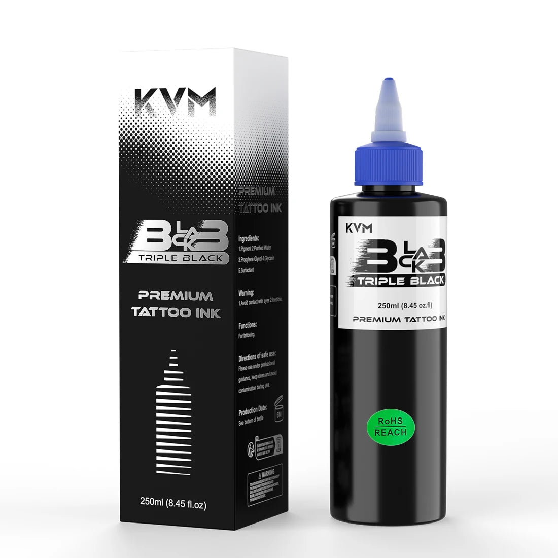 Encre de tatouage professionnelle stérile | KVM 250 ML