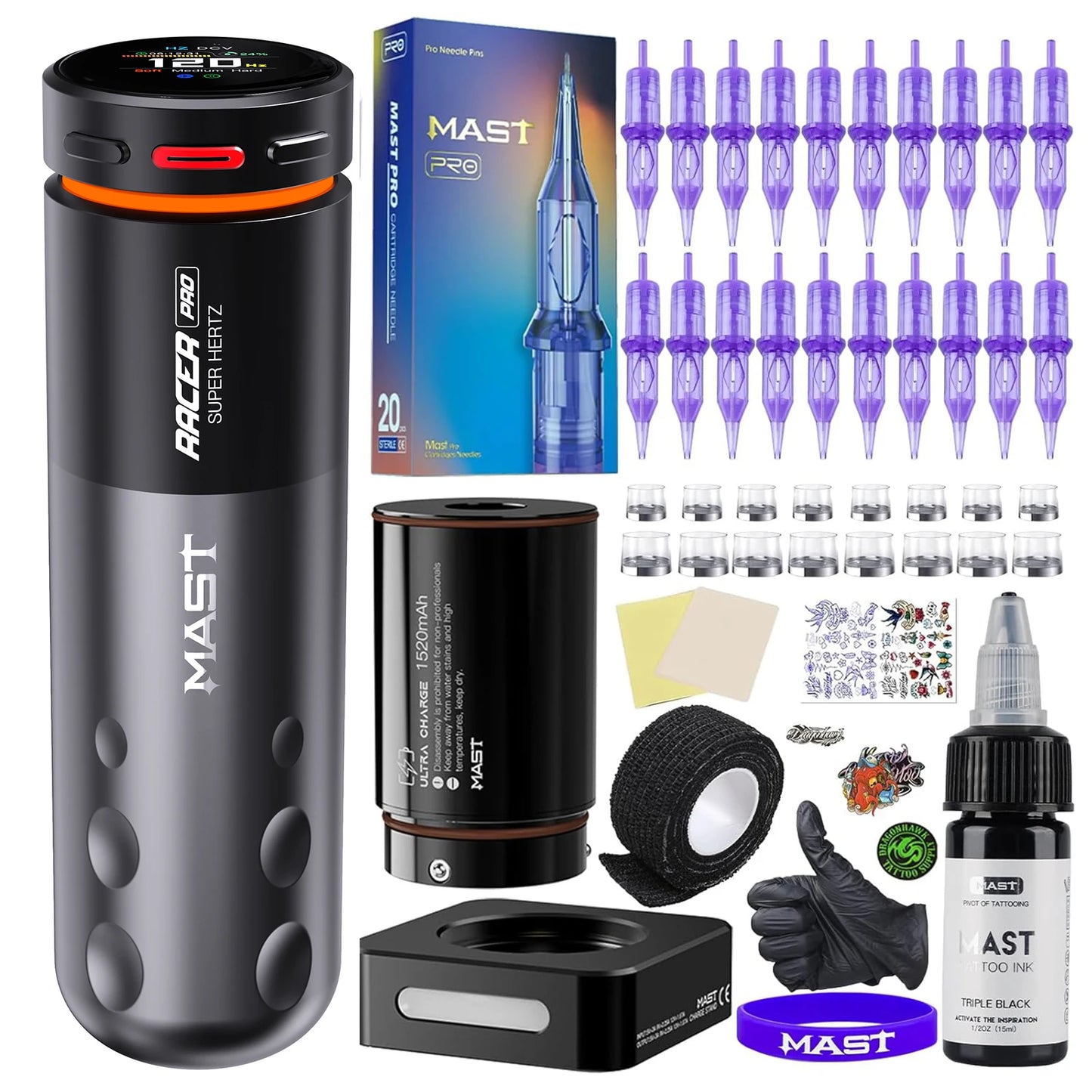 Kit de Tatouage Professionnel | Mast Racer Pro