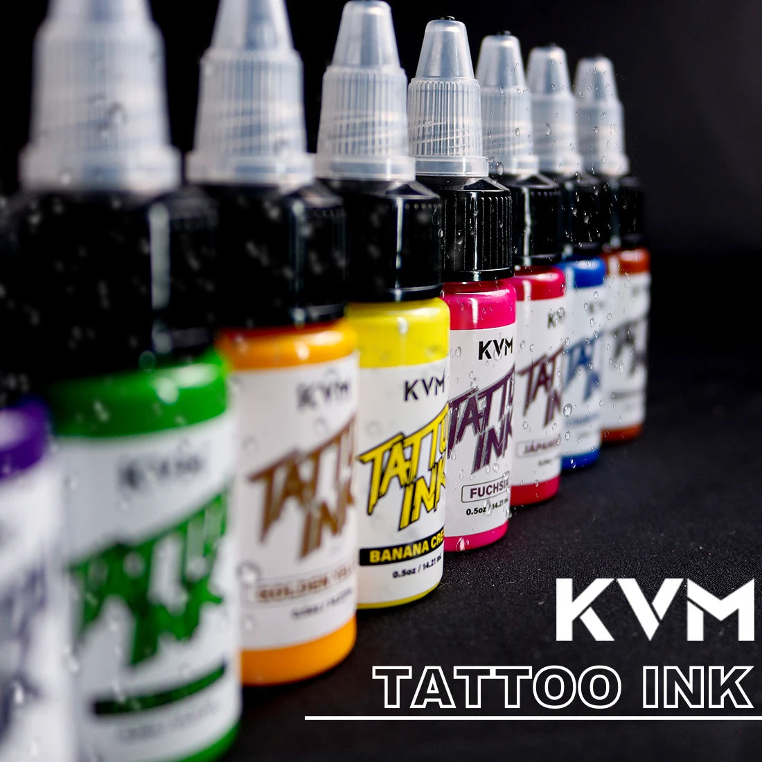 Box d'encre de tatouage professionnelle stérile | KVM 15 ML
