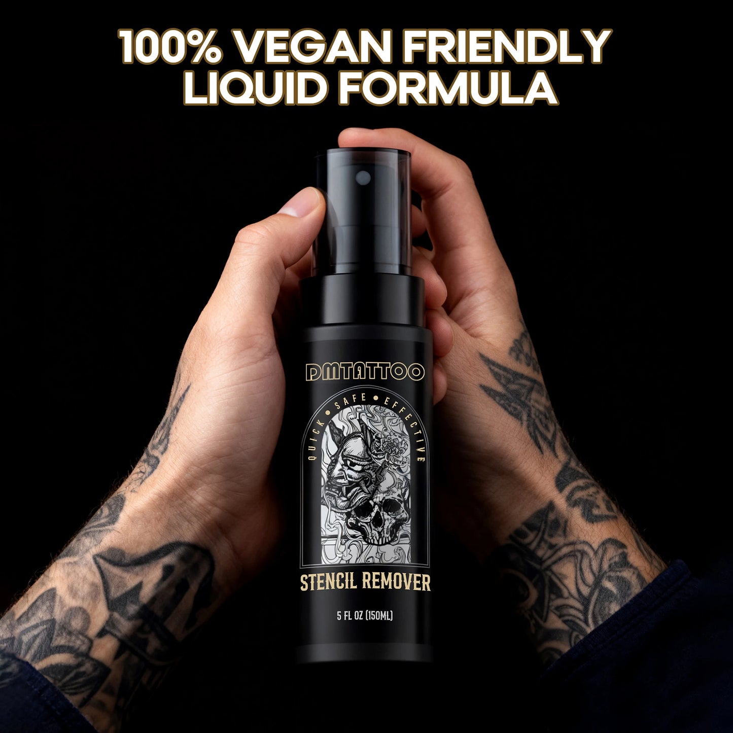 150ML Tattoo Stencil Remover Spray Non-irritating Light Fragrance Liquid for Tattoo Artists Transfer Paper to Quickly Clean