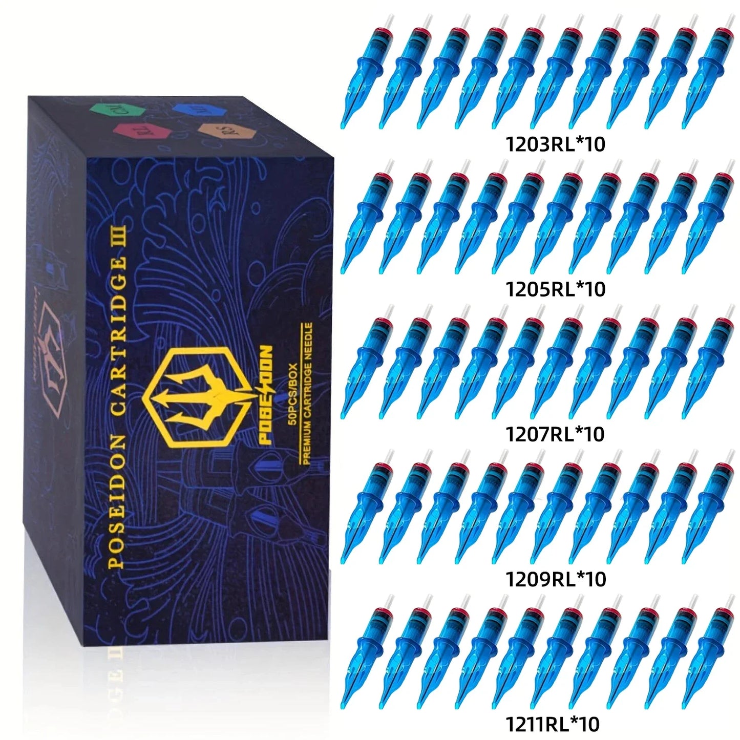 Pack d'aiguilles à tatouer | POSEIDON PRO MAX