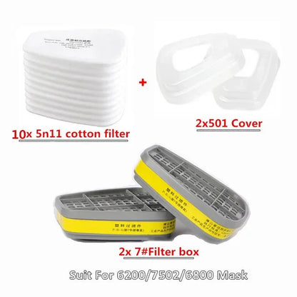 Cartouches pour masques de protection 6200/7502/6800