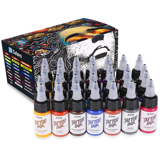 Box d'encre de tatouage professionnelle stérile | KVM 15 ML
