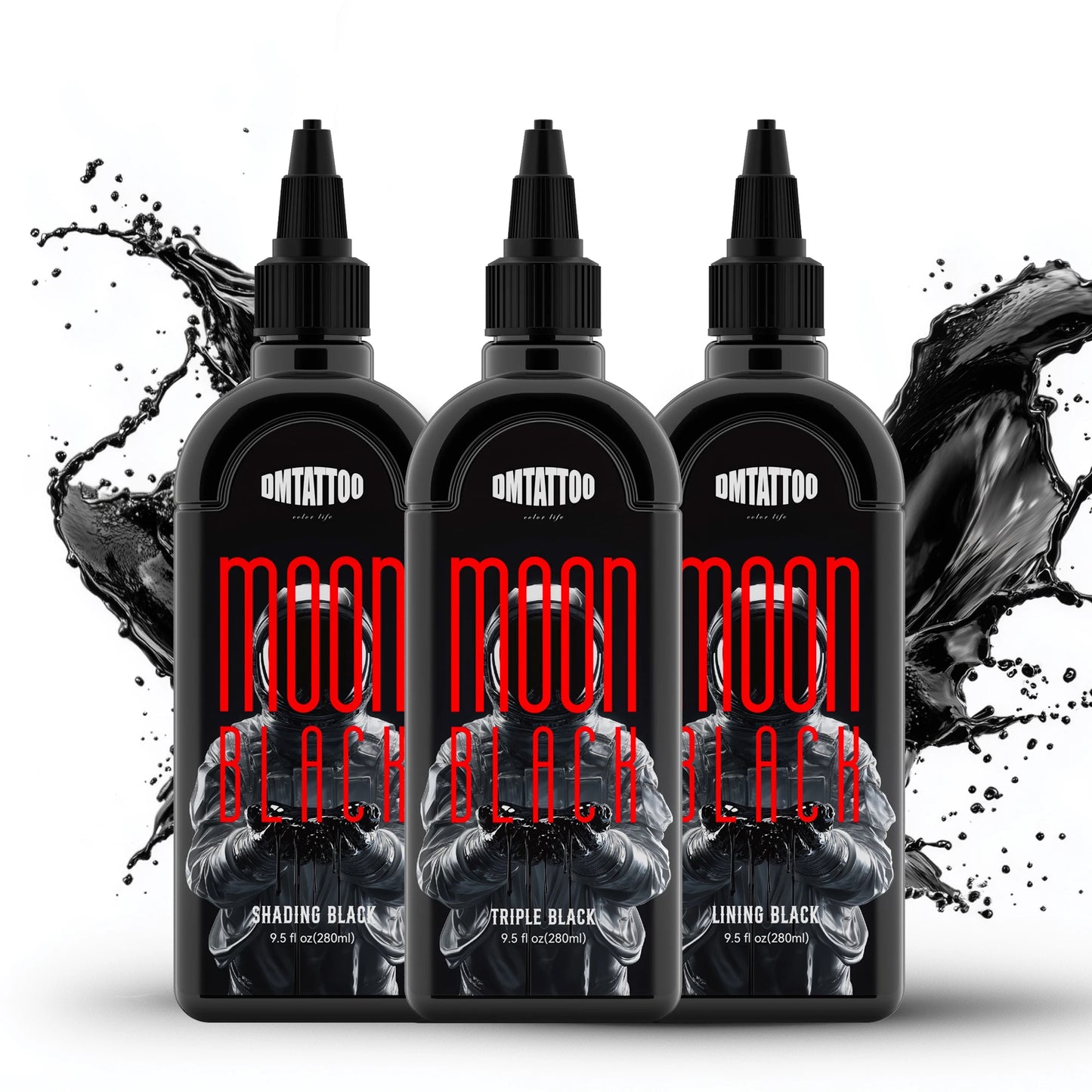 Encre de tatouage professionnelle stérile | DM Tattoo Moon Black 280 ML