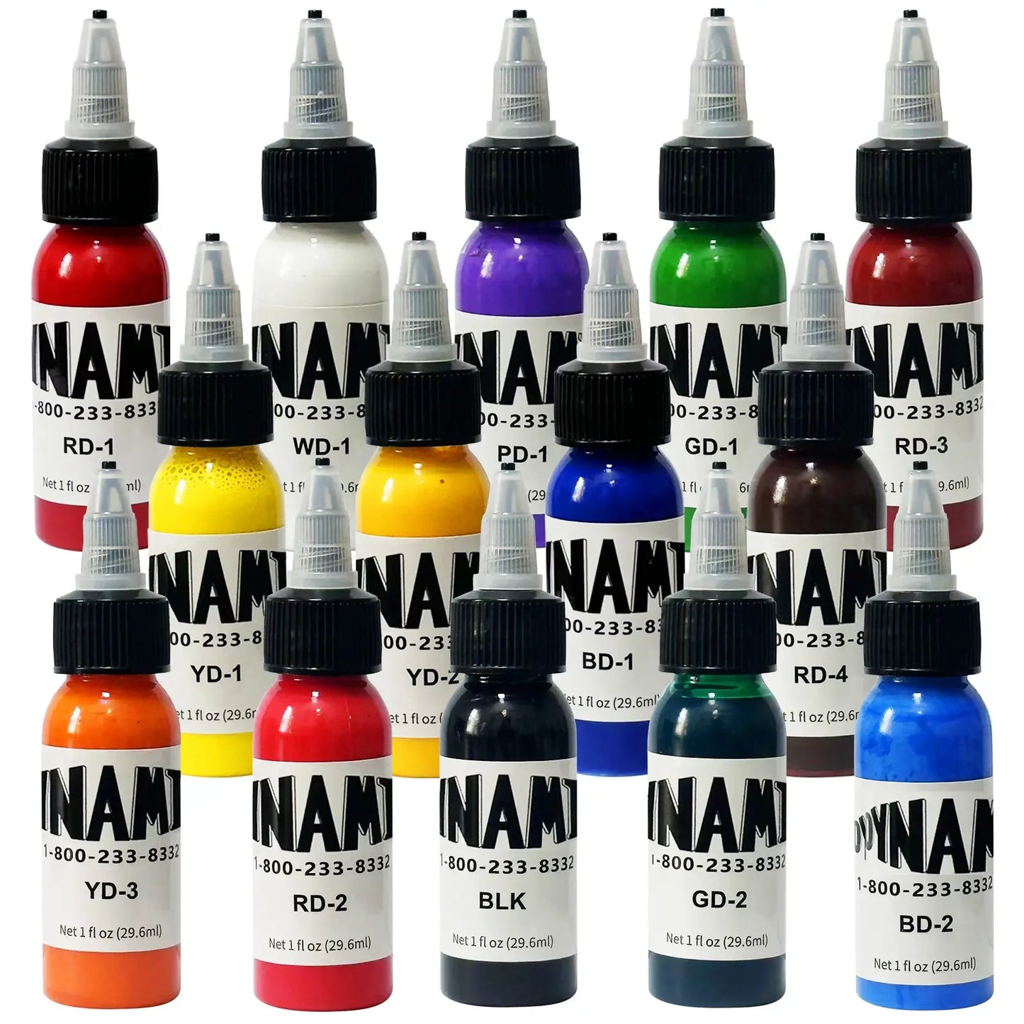 Kit d'encre de tatouage professionnelle stérile | Dynamic 30 ML