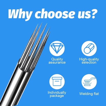 50/20/10/5PCS Sterilized Tattoo Needles 0.35MM Stick and Poke Needles RL RS M1 RM for Tattoo Permanent Makeup Machine Supply