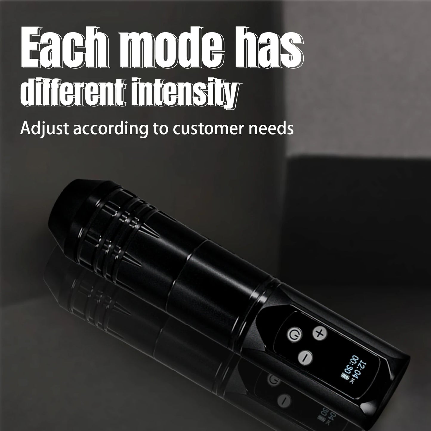 KVM Wireless Tattoo Machine Stroke 4mm Tattoo Pen 4 Gears 2000mah 3-12v Plum Blossom Pan Structure for Tattoo Supplies