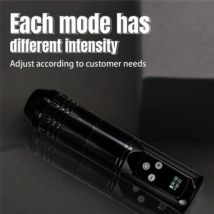 KVM Wireless Tattoo Machine Stroke 4mm Tattoo Pen 4 Gears 2000mah 3-12v Plum Blossom Pan Structure for Tattoo Supplies