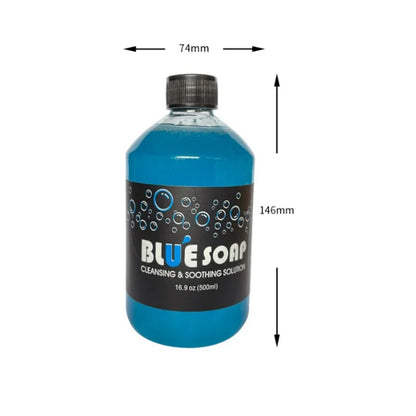 500 Tattoo Blue Soap Concentrating Tattoo Cleaning Soothing Soap Aftercare Solution Liquid Avoiding Skin Irritation Supply