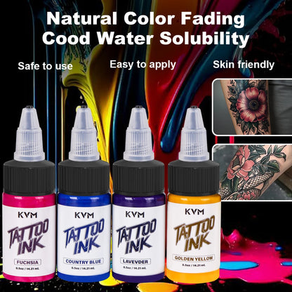 Box d'encre de tatouage professionnelle stérile | KVM 15 ML