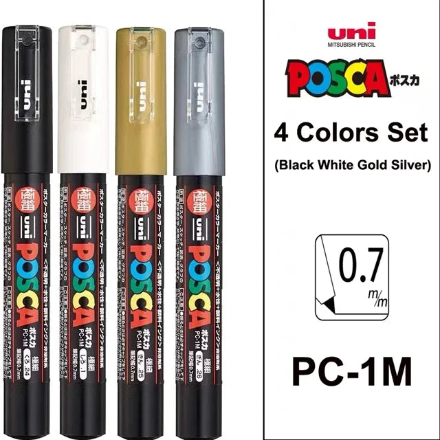 UNI POSCA PC-1M/3M/5M