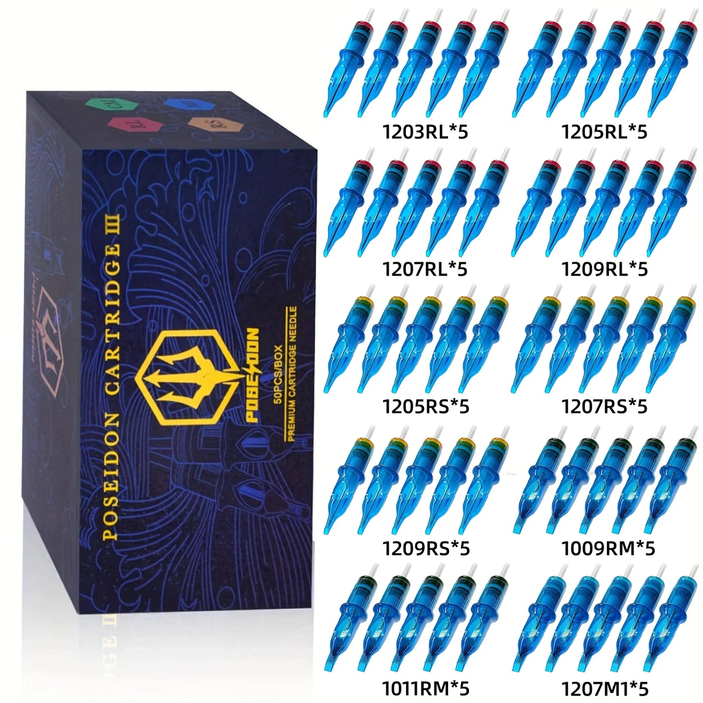 Pack d'aiguilles à tatouer | POSEIDON PRO MAX