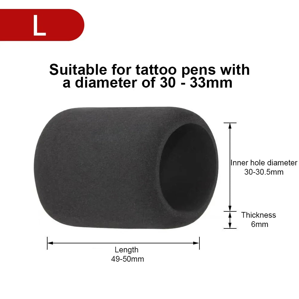 Mousse Grip Tatouage Mémoire de Forme 25/33mm | Confort Anti-Vibration