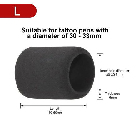 Mousse Grip Tatouage Mémoire de Forme 25/33mm | Confort Anti-Vibration