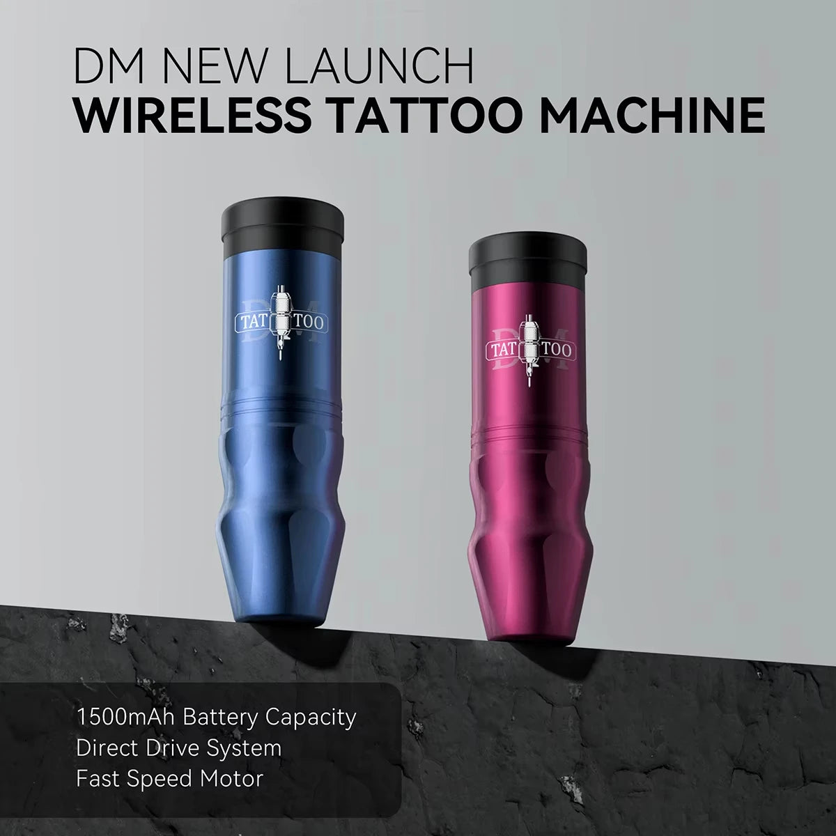 DM Wireless Tattoo Machine Kit High Quality Tattoo Pen With 20PCs Mixed Tattoo Needles Tattoo ink for Tattoo Artist