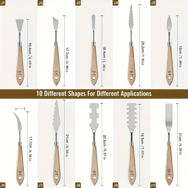 Spatules en acier inoxydable