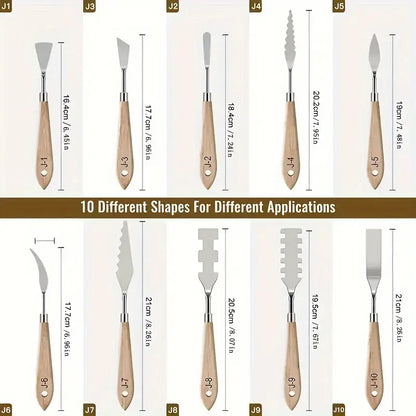 Spatules en acier inoxydable