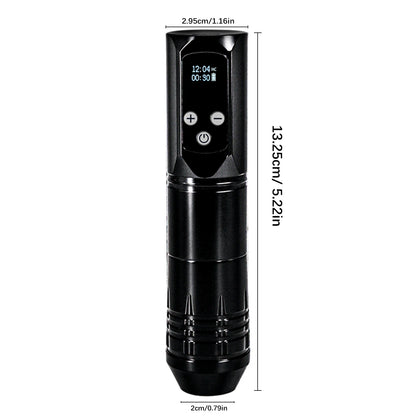 KVM Wireless Tattoo Machine Stroke 4mm Tattoo Pen 4 Gears 2000mah 3-12v Plum Blossom Pan Structure for Tattoo Supplies