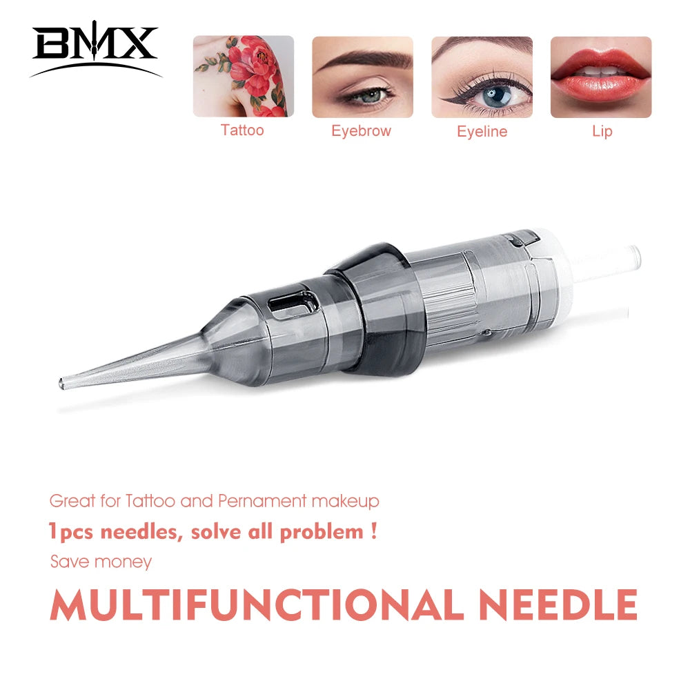 20pcs/Box Tattoo Needles Revolution Cartridge Curved Magnum Shader 0.16/0.18/0.3/0.35mm Tattoo Cartridges for Permanent Makeup
