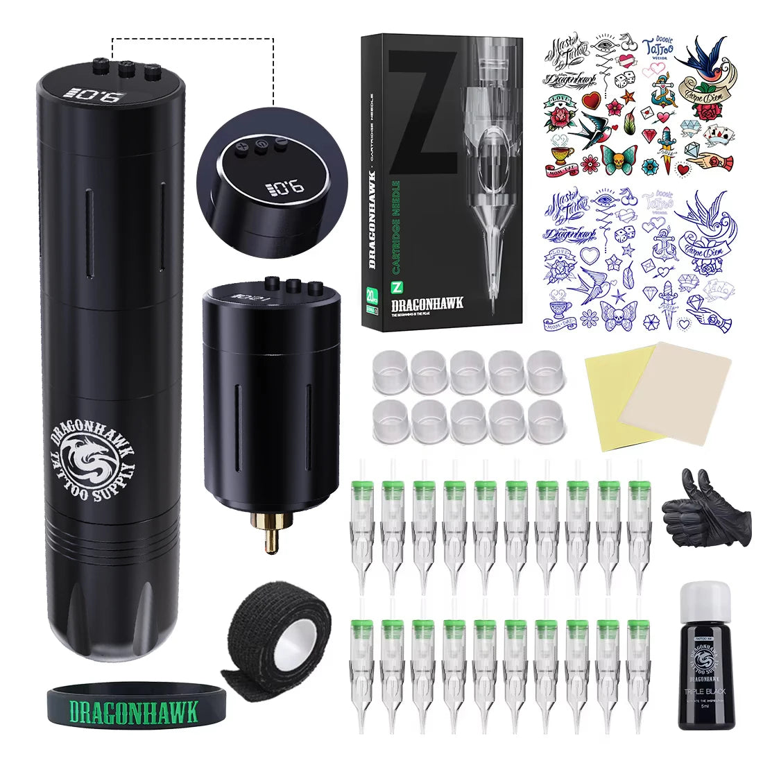 Kit de Tatouage Professionnel | Dragonhawk X3 Pro