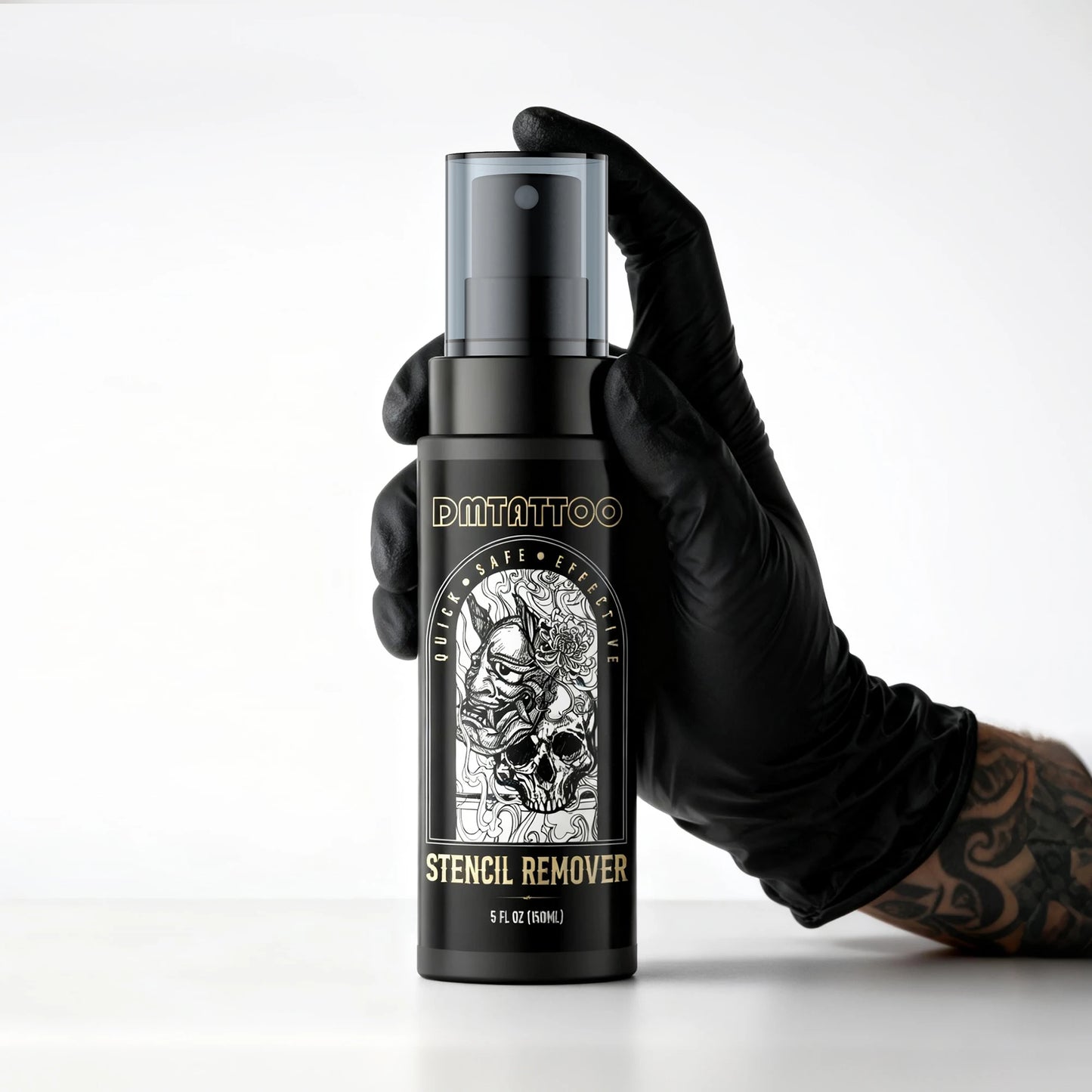 150ML Tattoo Stencil Remover Spray Non-irritating Light Fragrance Liquid for Tattoo Artists Transfer Paper to Quickly Clean