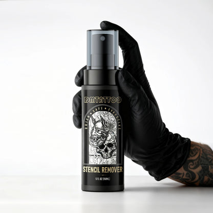 150ML Tattoo Stencil Remover Spray Non-irritating Light Fragrance Liquid for Tattoo Artists Transfer Paper to Quickly Clean