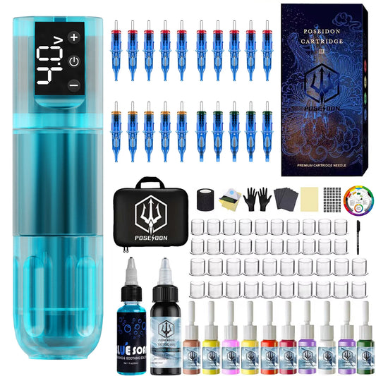 Kit de Tatouage Professionnel | Poseidon HM125-2
