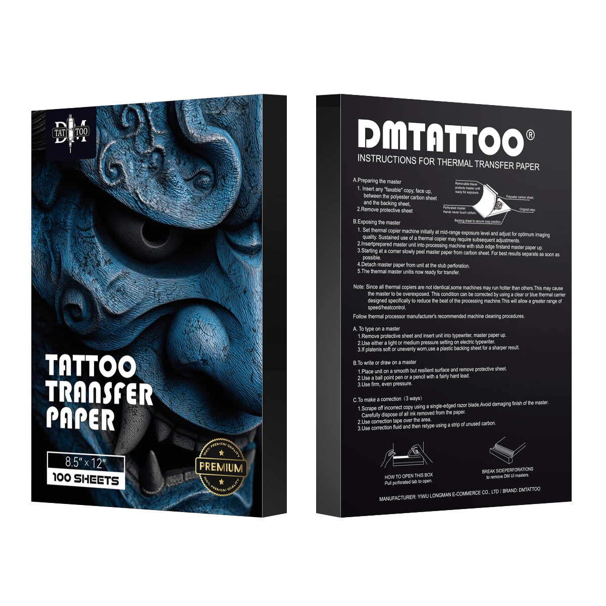 Papier transfert format A4 | DM Tattoo