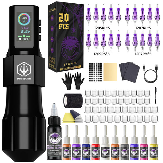 Kit de Tatouage Professionnel | Poseidon HM127 X LastJudg