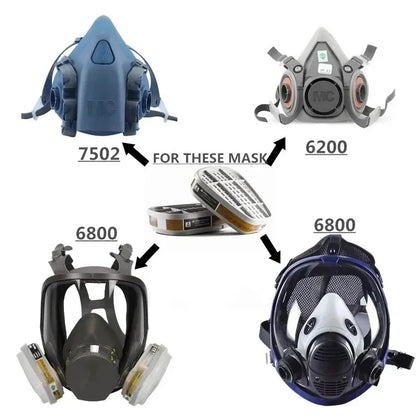 Cartouches pour masques de protection 6200/7502/6800