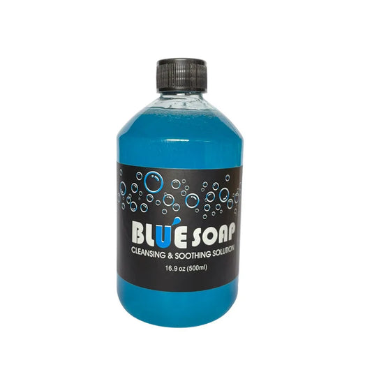 500 Tattoo Blue Soap Concentrating Tattoo Cleaning Soothing Soap Aftercare Solution Liquid Avoiding Skin Irritation Supply
