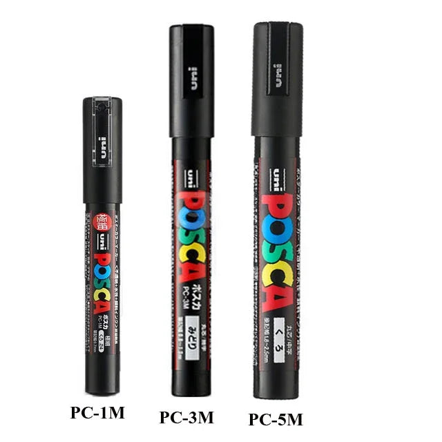 UNI POSCA PC-1M/3M/5M